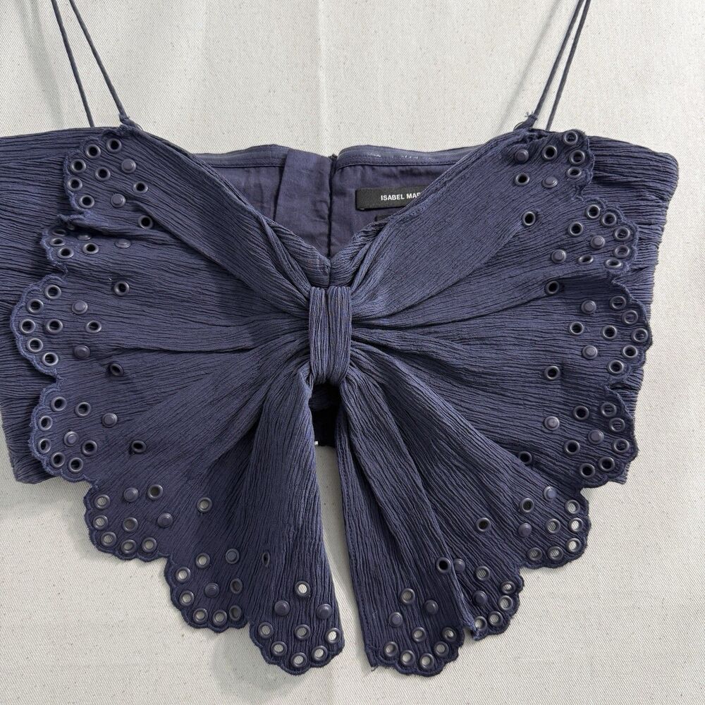 Isabel Marant Purple Silk Linece Tank Top Size EU 36 Approximately US Women’s 4 - Picture 9 of 10